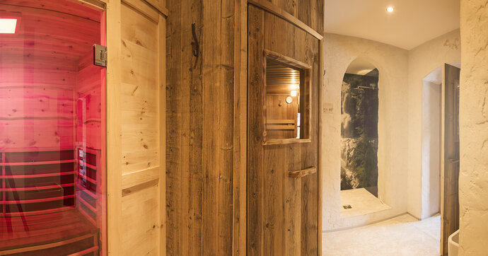Wellnessbereich | Sauna und Dampfbad | Hotel Hoferwirt Neustift im Stubaital