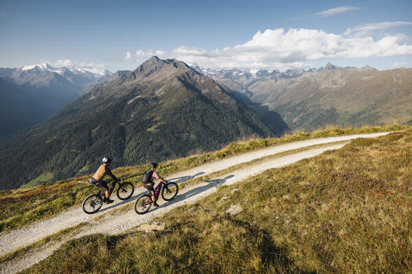 Mountainbiken mit Panoramablick